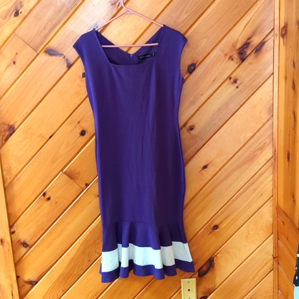 Women's purple dress